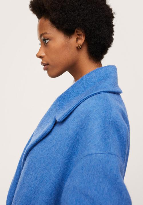 MANGO - Coat pulpo - medium blue
