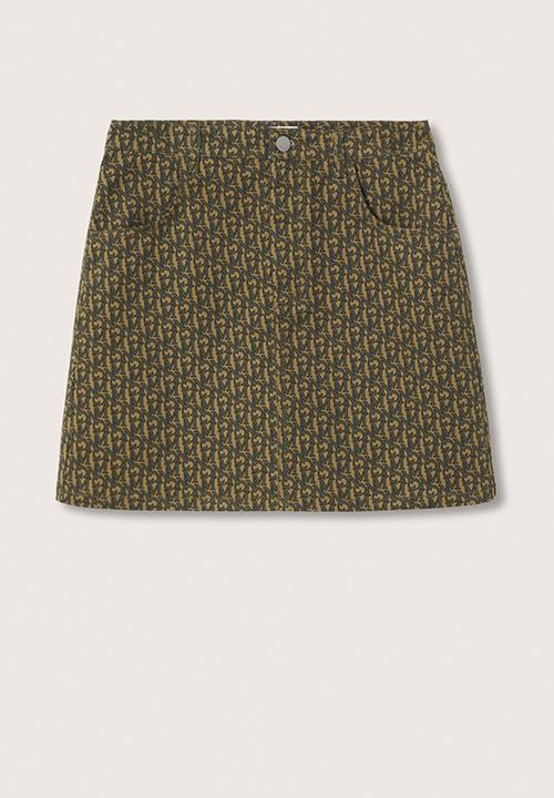 MANGO - Skirt charlie - brown