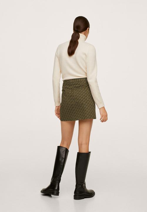 MANGO - Skirt charlie - brown
