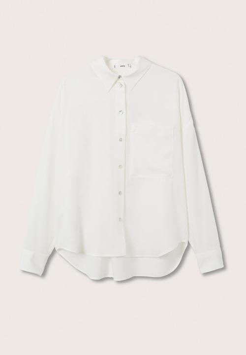MANGO - Blouse lima - white