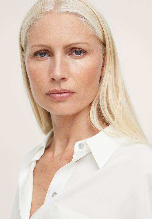 MANGO - Blouse lima - white