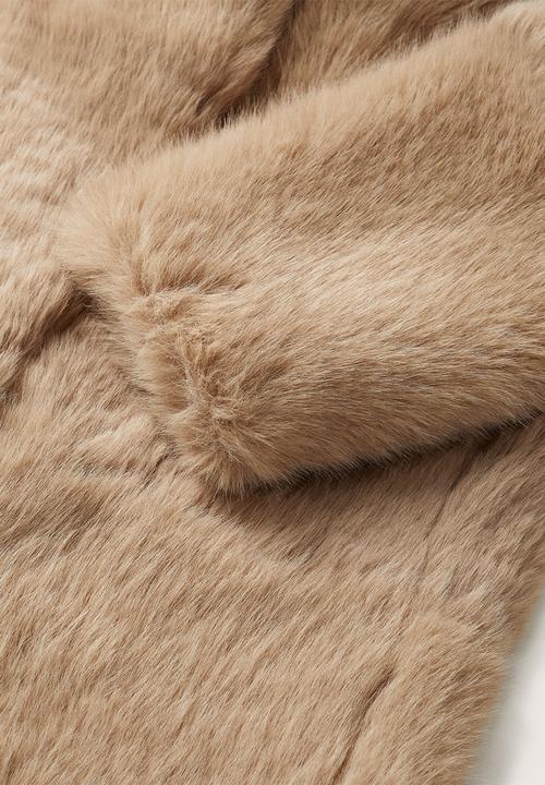 MANGO - Coat chowchow - light beige