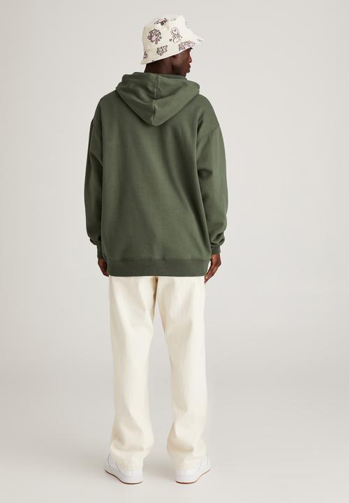 Cotton On - Keith haring fleece pullover - forest