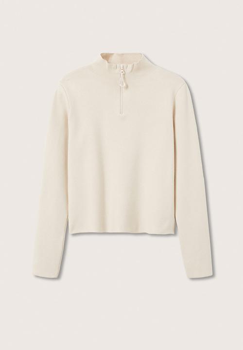 MANGO - Sweater trekking - natural