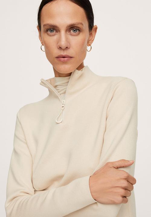 MANGO - Sweater trekking - natural