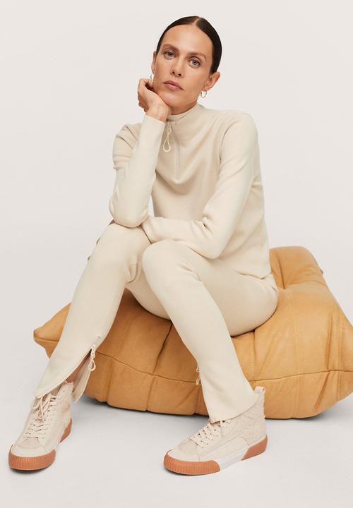 MANGO - Sweater trekking - natural