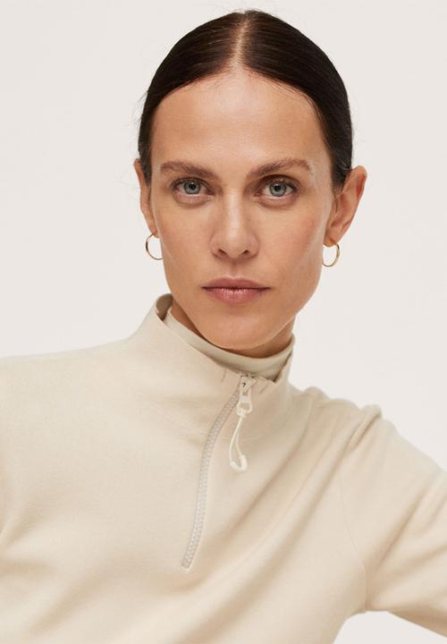 MANGO - Sweater trekking - natural
