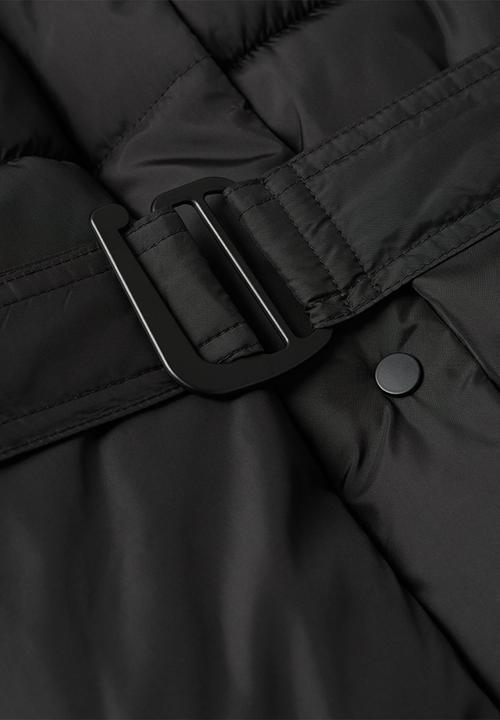 MANGO - Plus anorak coulant - black