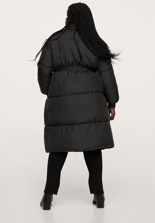 MANGO - Plus anorak coulant - black