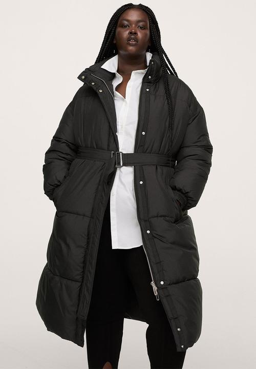 MANGO - Plus anorak coulant - black