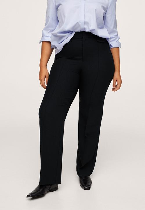 MANGO - Plus trousers jess - black
