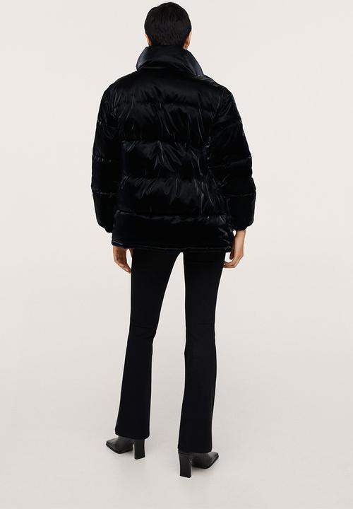 MANGO - Anorak shark - black
