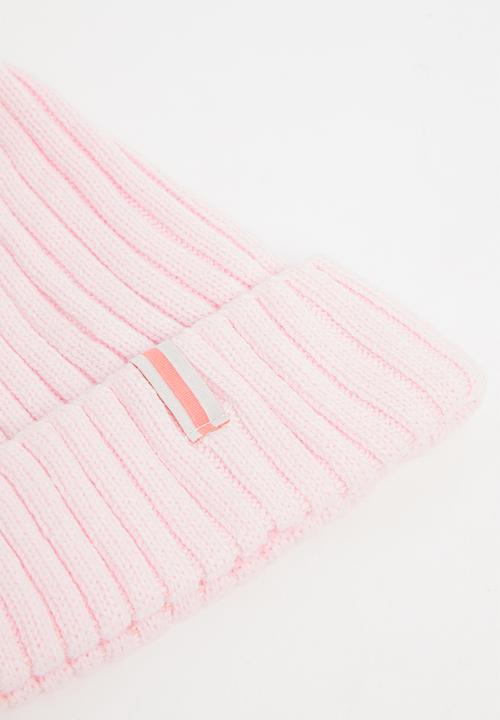 Pop Candy - Faux fur pom pom beanie - pink