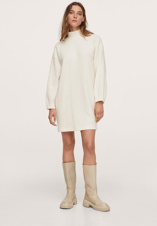 MANGO - Dress antonela - light beige