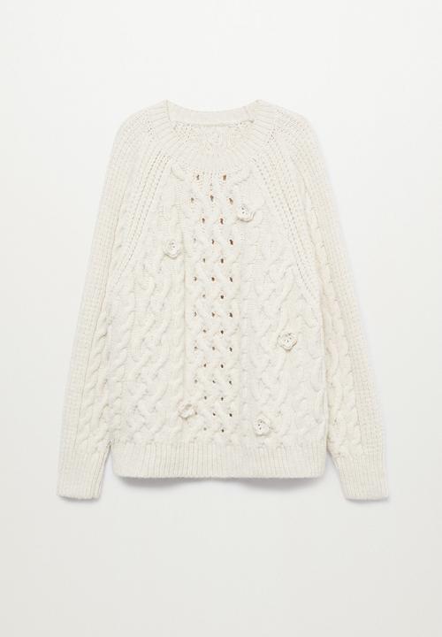 MANGO - Plus sweater odessa - light beige