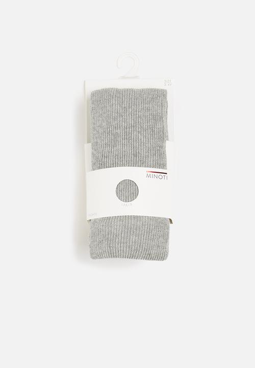 MINOTI - Girls ribbed tights - grey