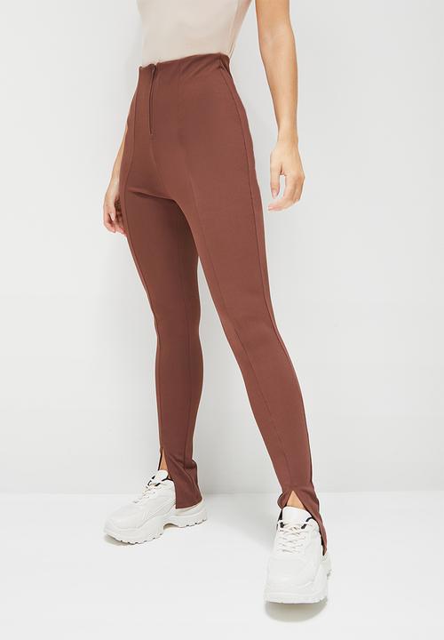 Blake - Split front legging- rootbeer