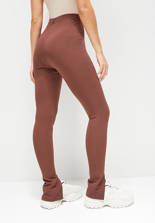 Blake - Split front legging- rootbeer
