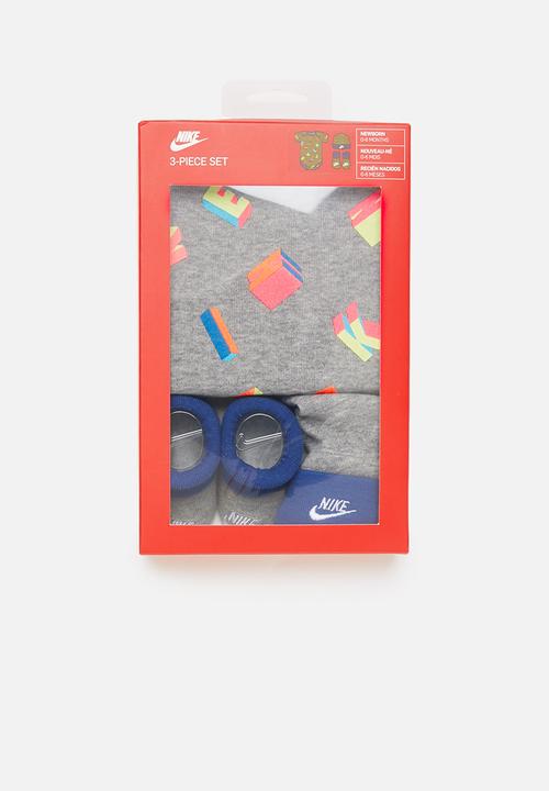 Nike - Nhb boys 3 pack - grey & blue 