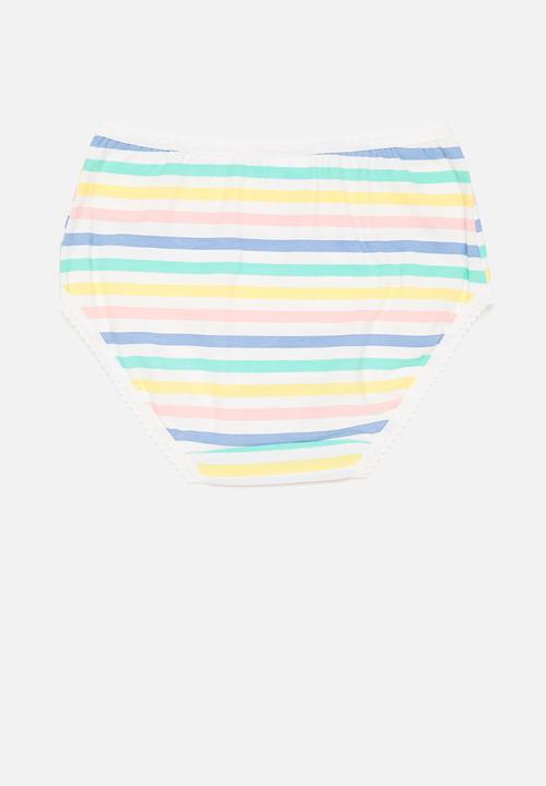Pop Candy - Girls 4 pack unicorn briefs - multi