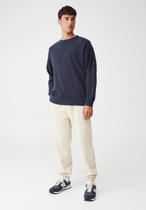 Cotton On - Loose fit track - ecru