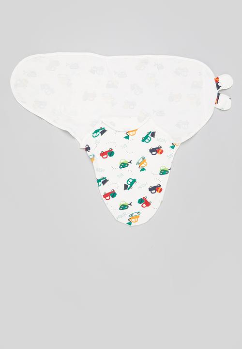 Pop Candy - Baby blanket, beanie & mittens set - white