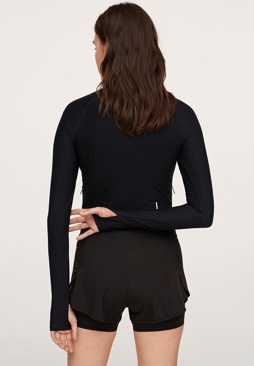 MANGO - Sweater warmyj - black