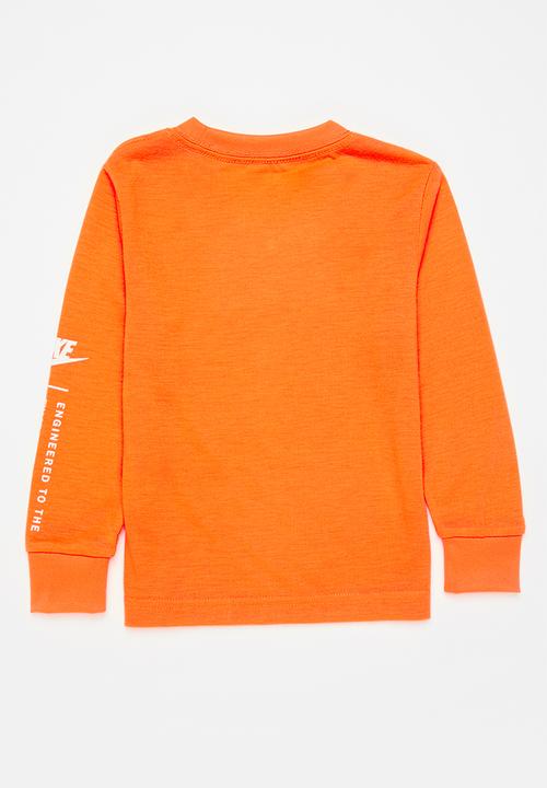 Nike - Nkb amplify long sleeve tee - orange