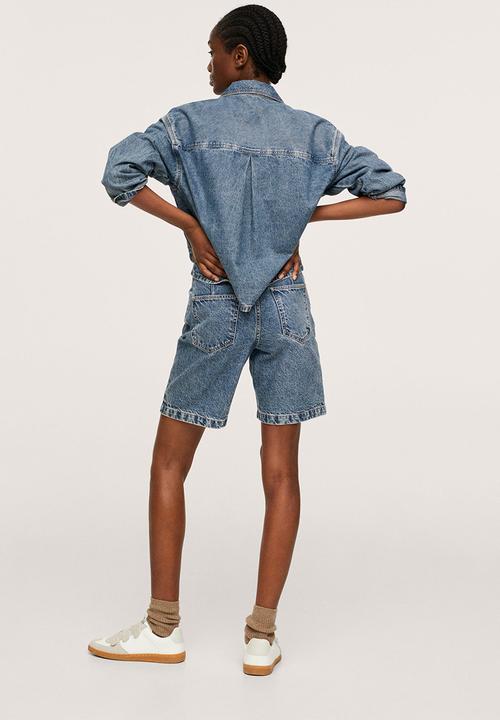 MANGO - Bermuda shortsalexa-h - open blue