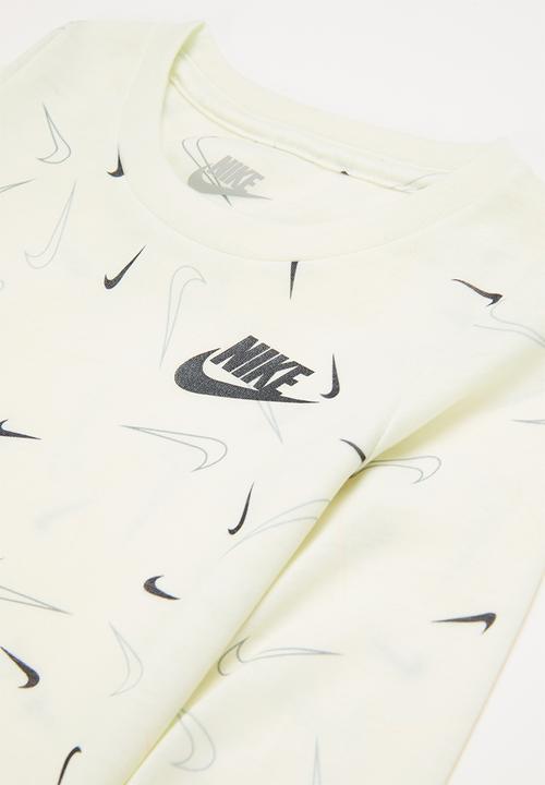 Nike - Nkg swoosgfetti legging set - black & yellow 