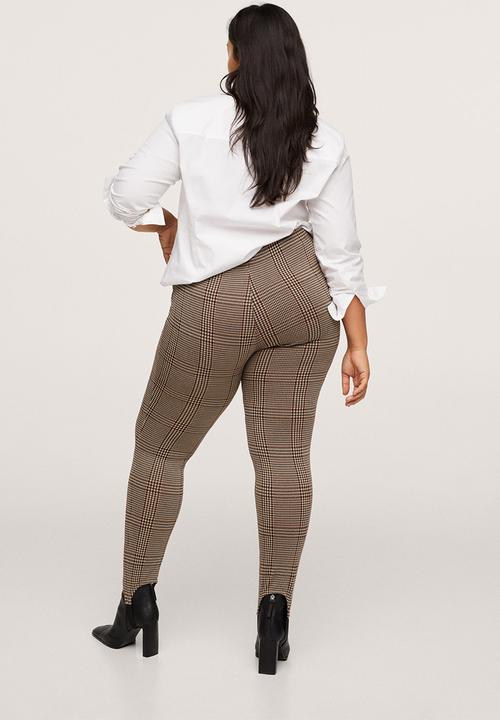 MANGO - Plus leggings alamar - brown