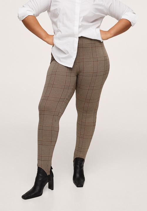 MANGO - Plus leggings alamar - brown