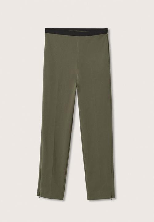 MANGO - Leggings paola - beige/khaki