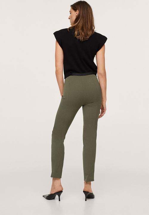 MANGO - Leggings paola - beige/khaki