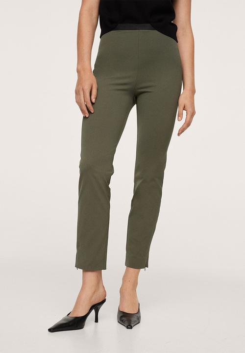 MANGO - Leggings paola - beige/khaki