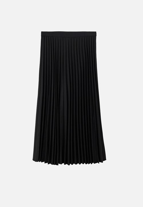 MANGO - Skirt quant - black