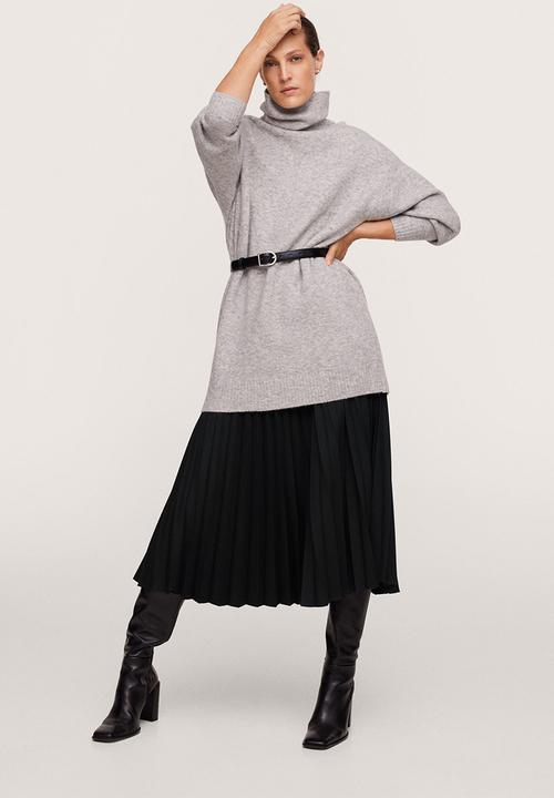 MANGO - Skirt quant - black