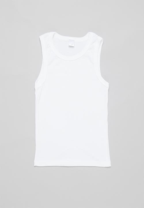 Rebel Republic - 2 pack vests - white