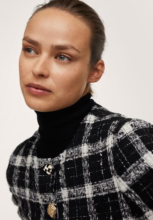 MANGO - Jacket silvana - black