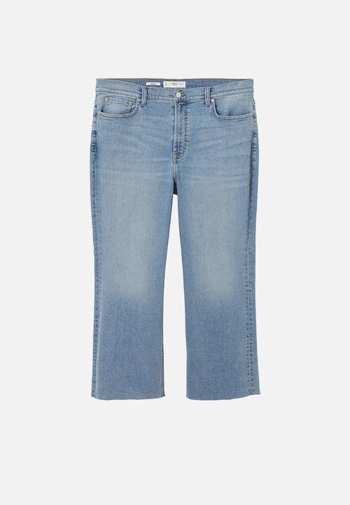 MANGO - Plus jeans sienna - open blue