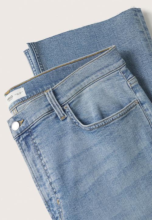 MANGO - Plus jeans sienna - open blue