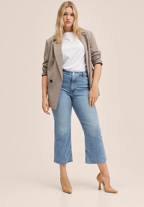 MANGO - Plus jeans sienna - open blue