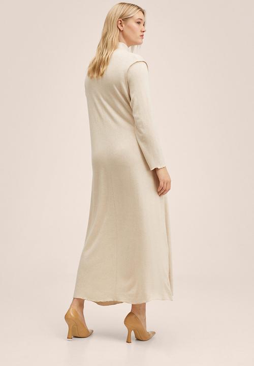 MANGO - Plus dress cisne - light beige