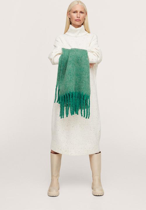 MANGO - Dress natalie - light beige