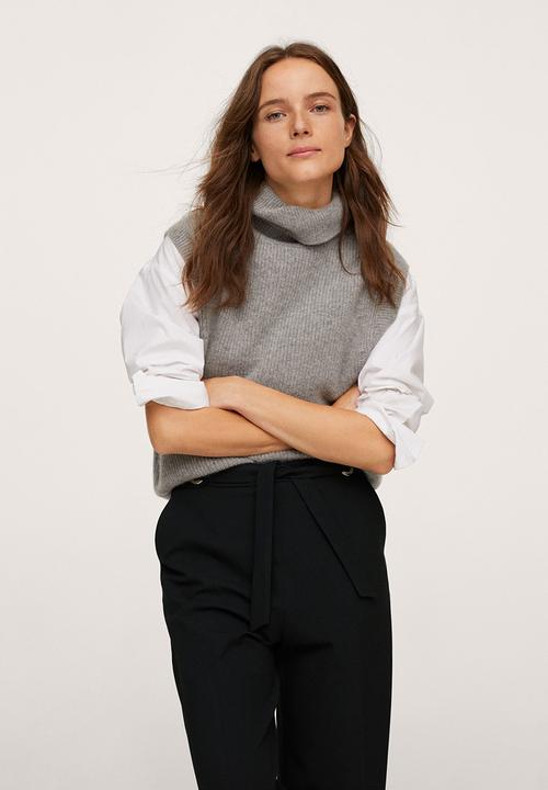 MANGO - Trousers hannah - black