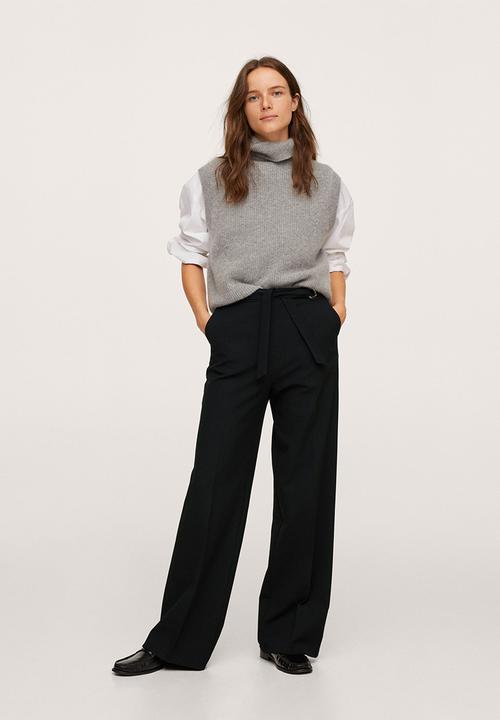 MANGO - Trousers hannah - black