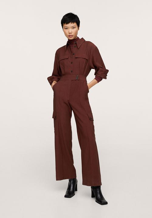 MANGO - One-piece suit dolfis - dark red