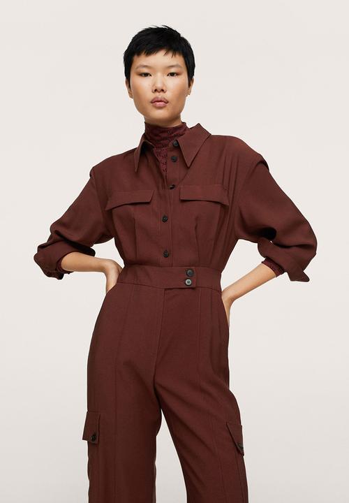 MANGO - One-piece suit dolfis - dark red