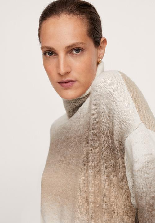 MANGO - Sweater formi - light pastel brown