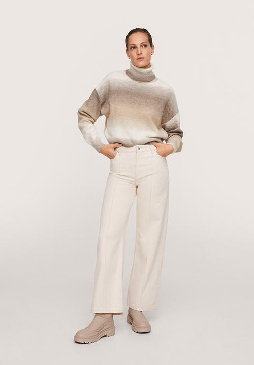 MANGO - Sweater formi - light pastel brown